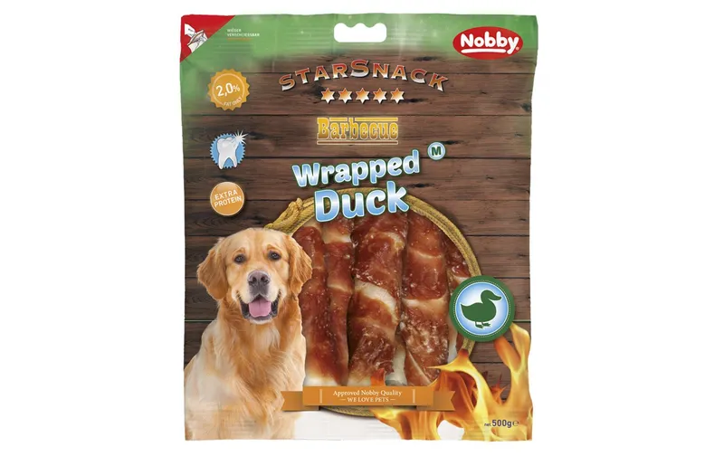 Nobby Kausnack StarSnack Barbecue Wrapped Duck M, 500 g