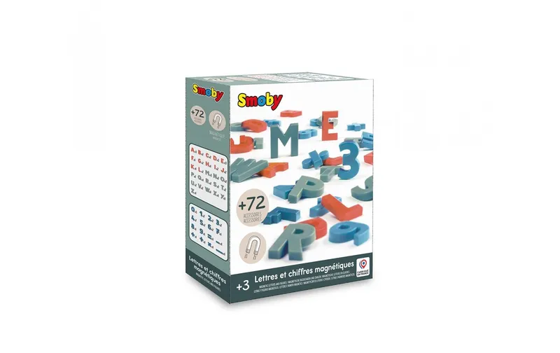 Smoby 72 magnetische Buchstaben and Zahlen