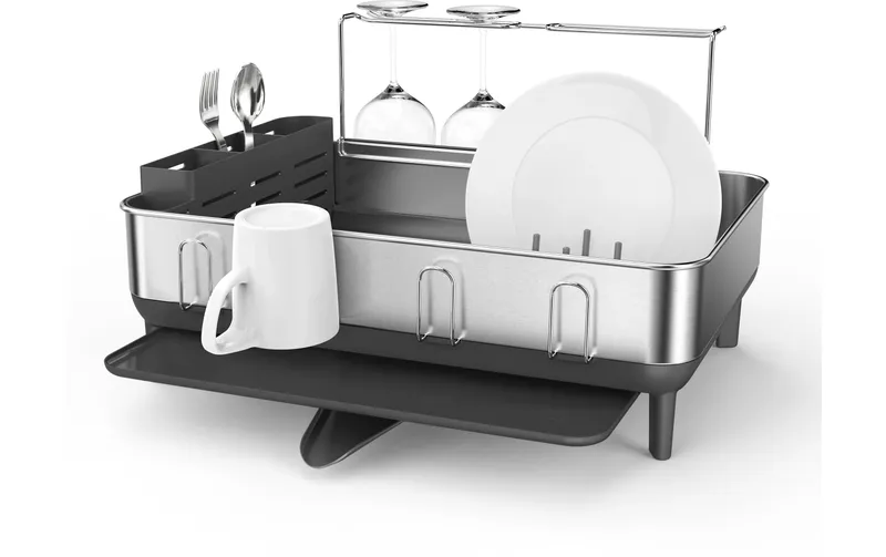 Simplehuman Abtropfgestell Silber