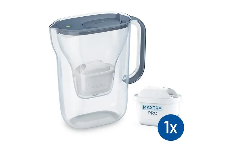 BRITA Wasserfilter Style Essential inkl. 1 Maxtra Pro bleugrau