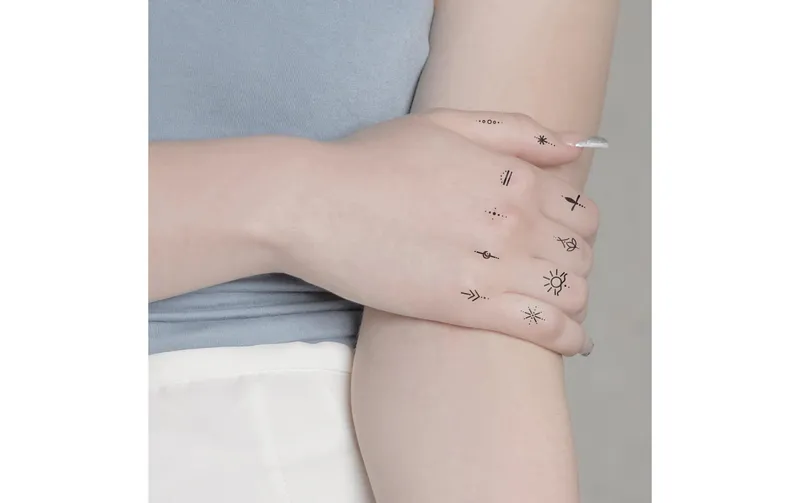 minink Tattoobogen Mystic Elements 10 Stück