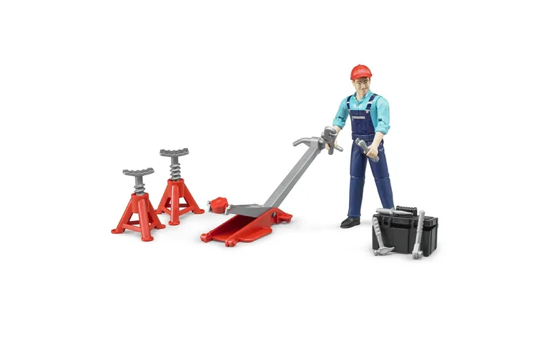 Bruder Spielwaren Figur Figurenset Werkstatt