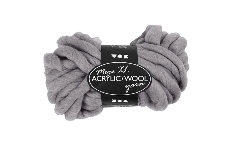 Creativ Company Wolle Acryl XL 15 m grey