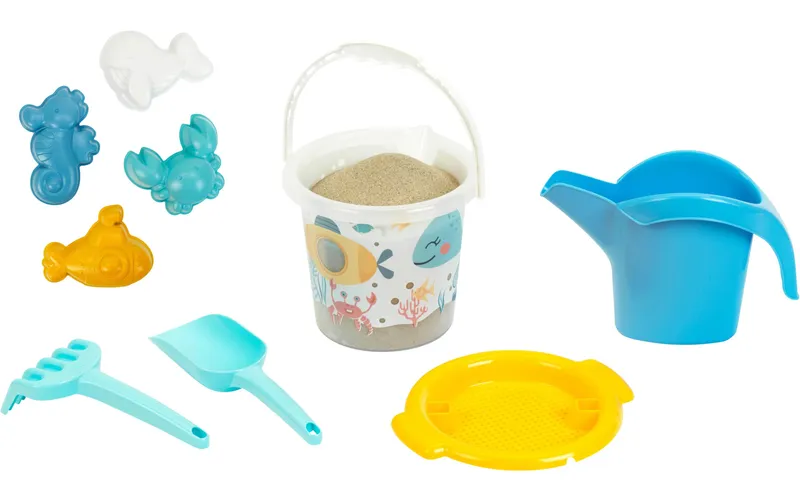 Klein-Toys Sandeimer Set – Wasserwelt 9 Teile