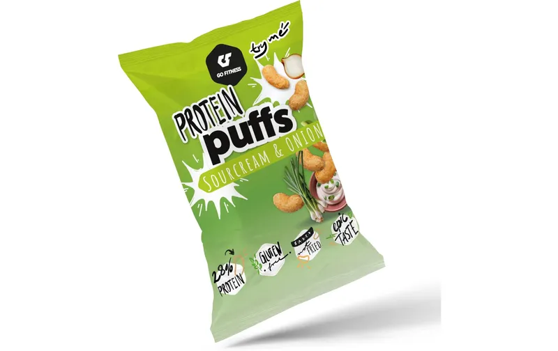 Go Fitness Chips & Popcorn Protein Puffs – Saure Sahne und Zwiebel 50 g