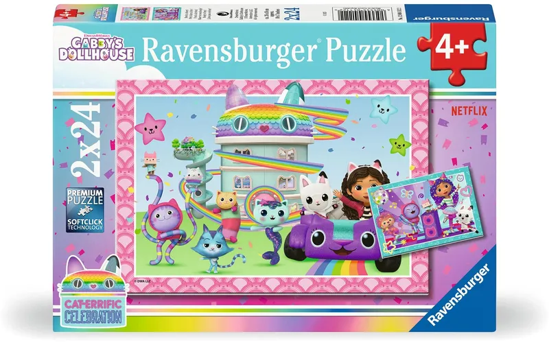 Ravensburger Puzzle Bereit zu feiern! 2 x 24 Teile