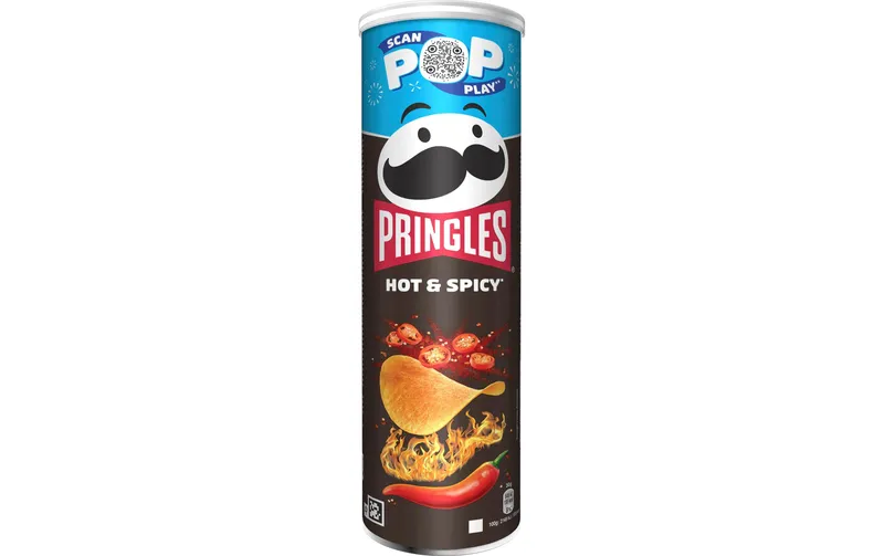 Pringles Chips Hot & Spicy 185 g