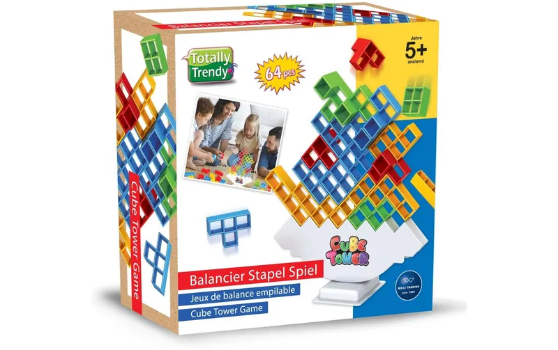 Totally Familienspiel Tetra Tower Balancier Game