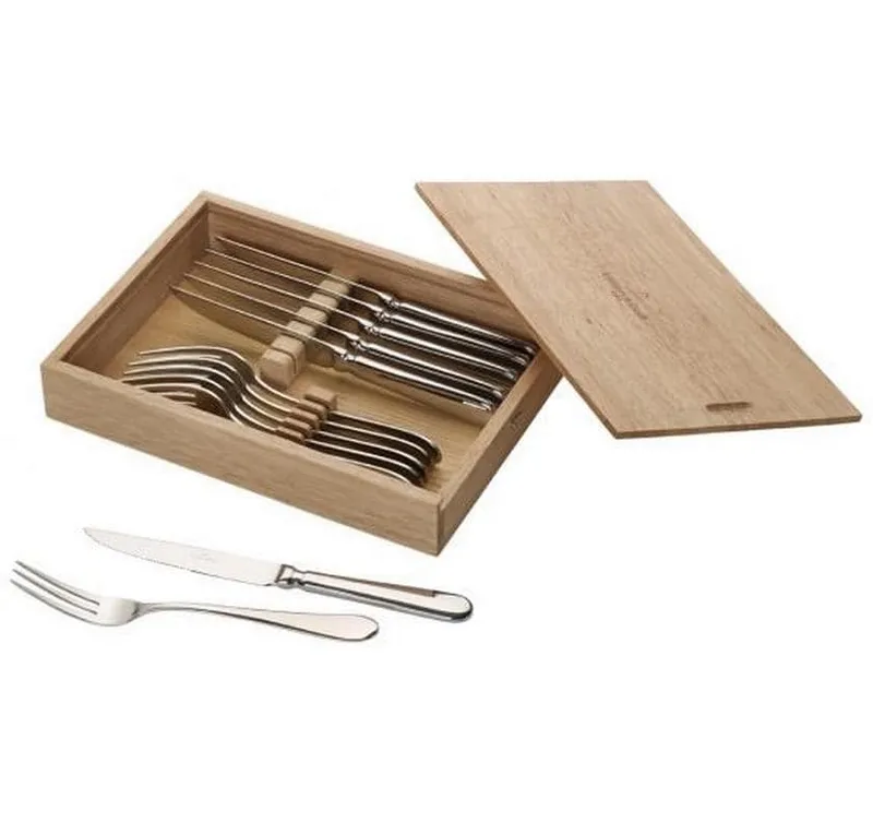 Villeroy & Boch Besteck-Set Oscar Steakbesteck 12-teilig, Silber