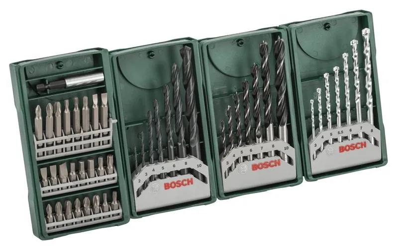 Bosch Bohrer- et Bit-ensemble Mini-X-Line, Multipack 3+1
