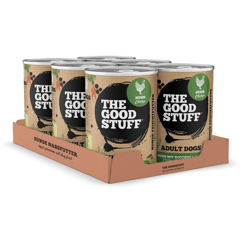 The Goodstuff Nassfutter Geflügel & Zucchini Adult, 6 x 400g