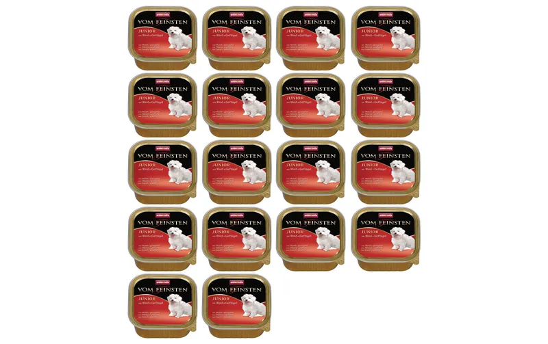 animonda Nassfutter Vom Feinsten Junior con Rind+Geflügel,22x150g