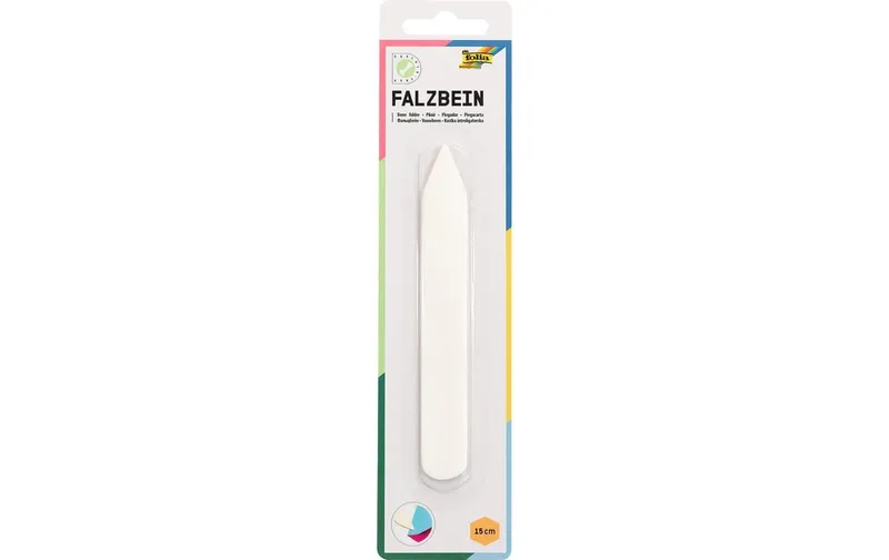 Folia Falzbein in Ossa, 150 x 20 mm Bianco