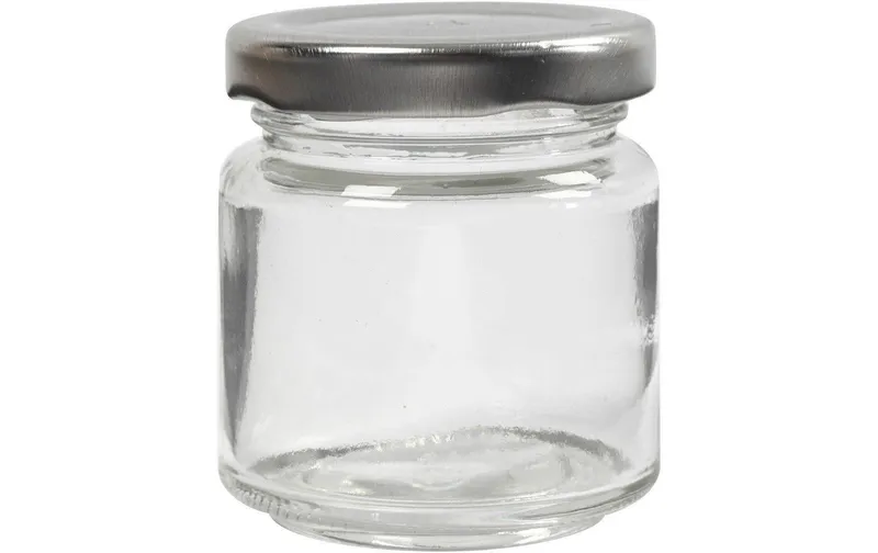 Creativ Company Glas mit Deckel 100 ml 12 pièces