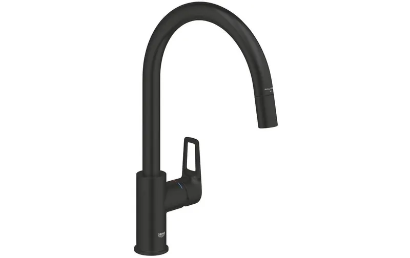 GROHE Start Loop C-Auslauf Schwenkbar Ausziehbar Mattschwarz