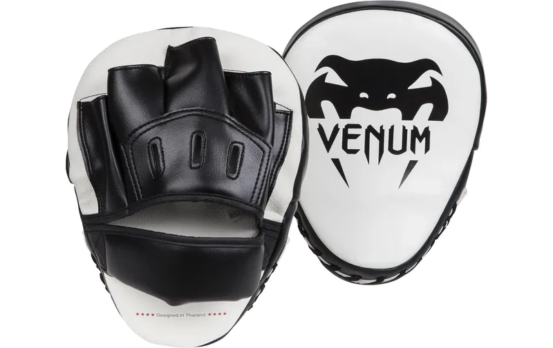 Venum Light Focus Mitts Weiss/Schwarz
