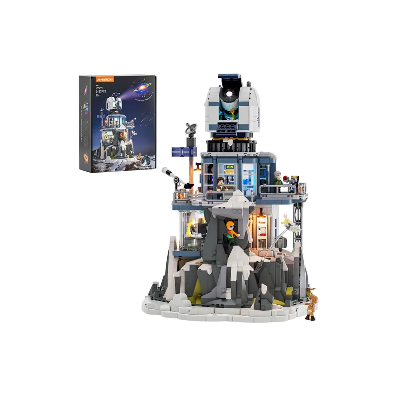 Modèle de bloc Lumibricks Alpenturm observatoire avec éclairage