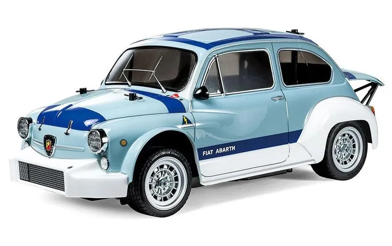 Tamiya Fiat Abarth 1000 TCR, MB-01, Bausatz, 1:10 con Regler (ESC)