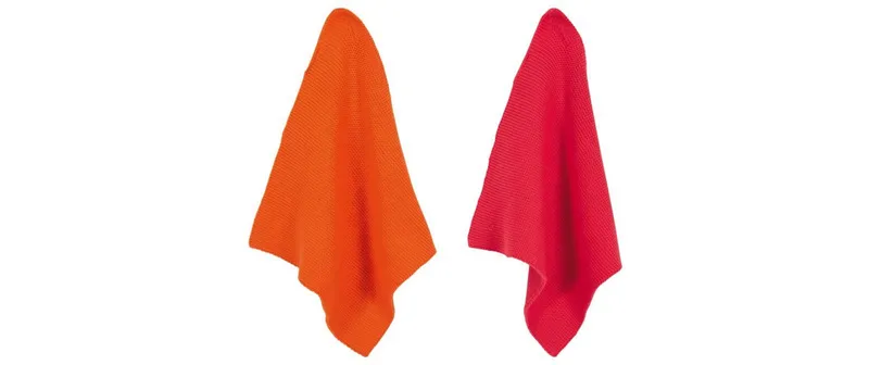 pad Reinigungstuch Monte 2 pezzi, rosso/Orange
