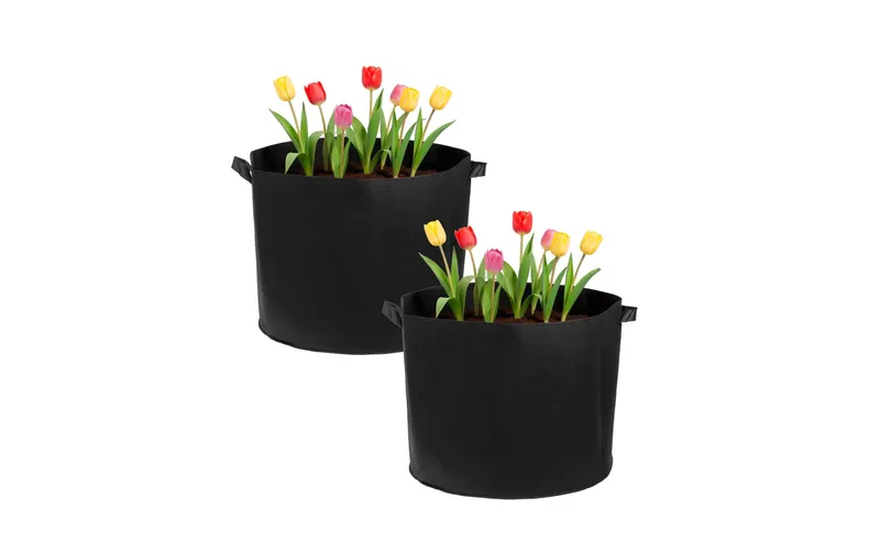 STRUCT Pflanzentasche 2er Set, Filz, 50 x 50 x 40 cm