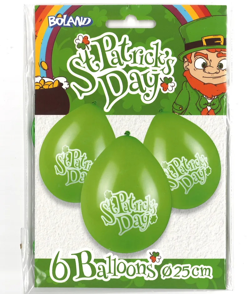 Gummiballone St Patrick's Day