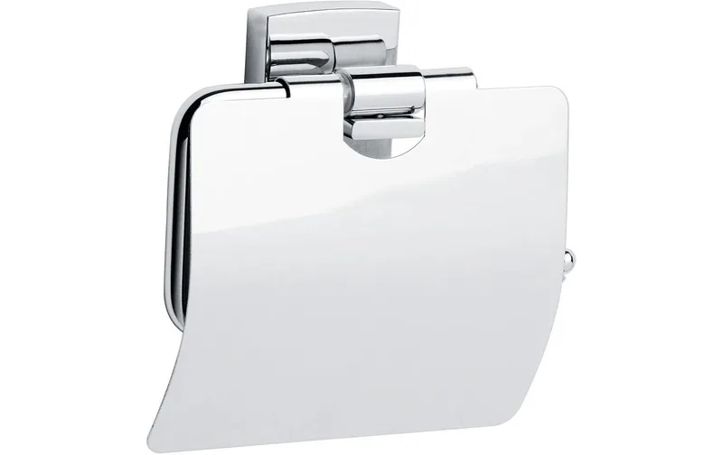 tesa Toilettenpapierhalter Klaam avec Deckel argent