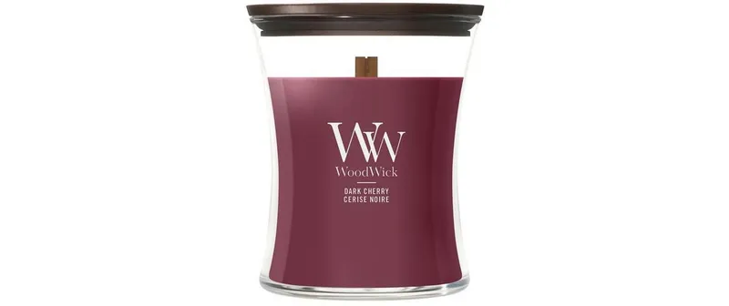 Woodwick Duftkerze Dark Cherry Medium Jar