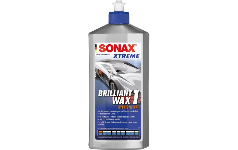 Sonax BrillantWax 1 Hybrid NPT Flüssiges Auto-Hartwachs, 500 ml