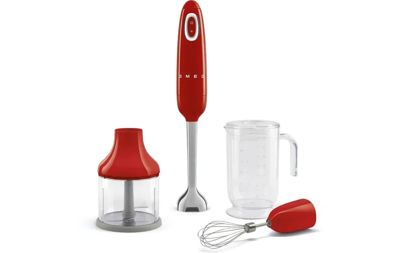 SMEG Stabmixer HBF03 WhEU red