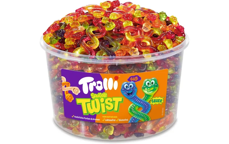 Trolli Gummibonbons Squiggle Twist 1200 g