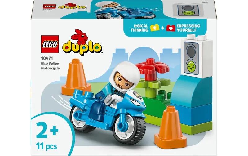 LEGO® DUPLO® bluees Polizeimotorrad 10477
