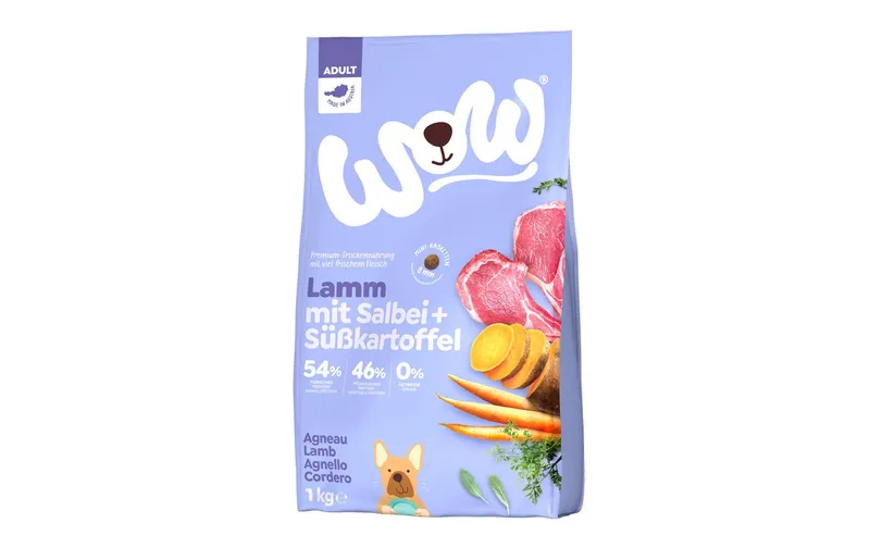 WOW Trockenfutter Minis Adult Lamm, 1 kg