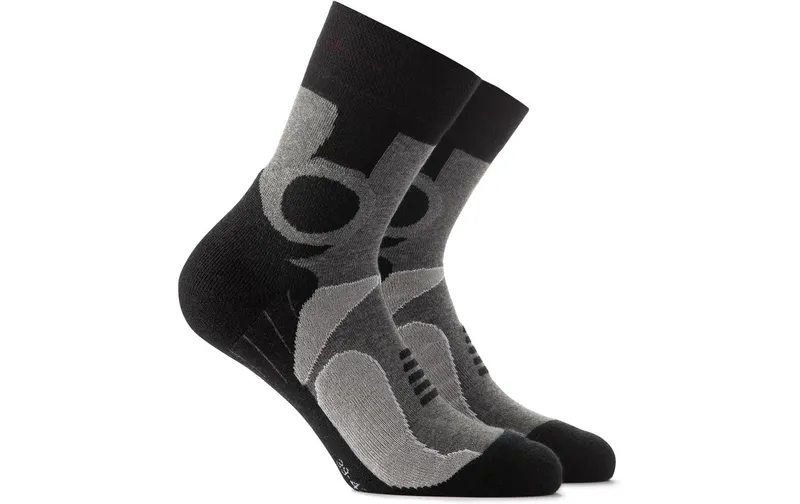 Rohner Socks Trekking Quarter Grau, Grösse 39-42, 2er Pack