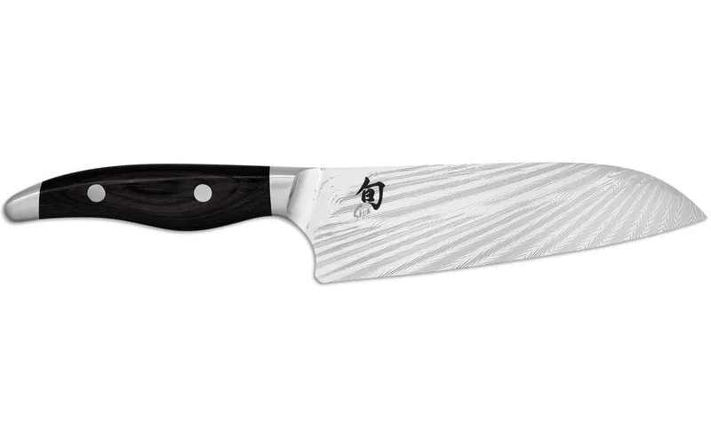 Kai Kai Shun Nagare black Santoku Messer Schwarz