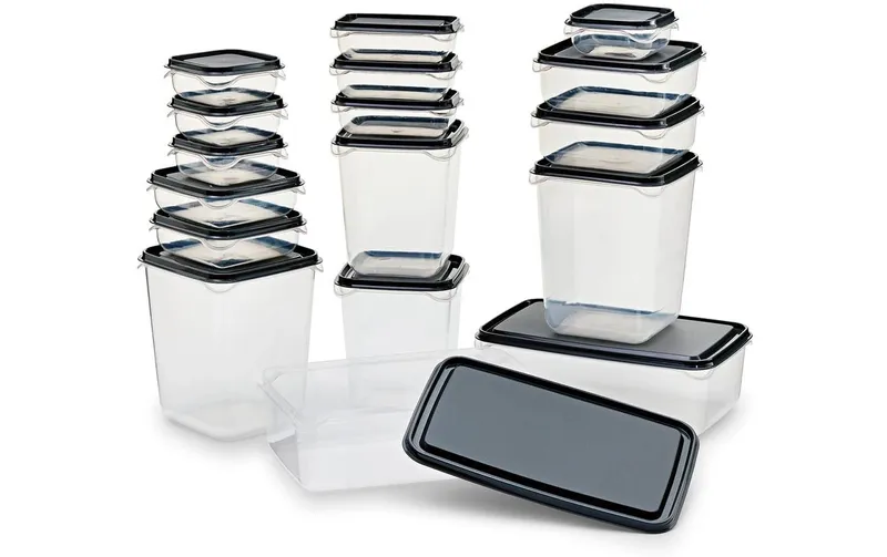 GOURMETmaxx Frischhaltedosen Set mit Deckel 34-teilig