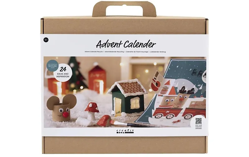 Creativ Company Adventskalender Bastelprojekte Recycling