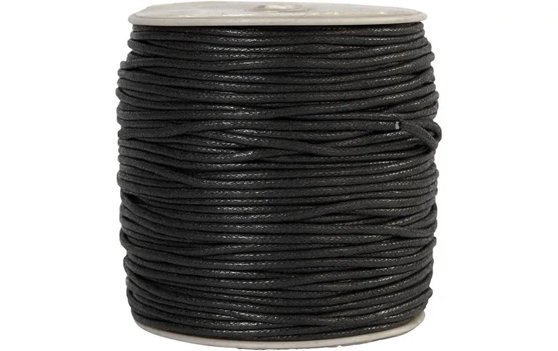 Creativ Company Baumwollkordel 2 mm, noir, 100 m