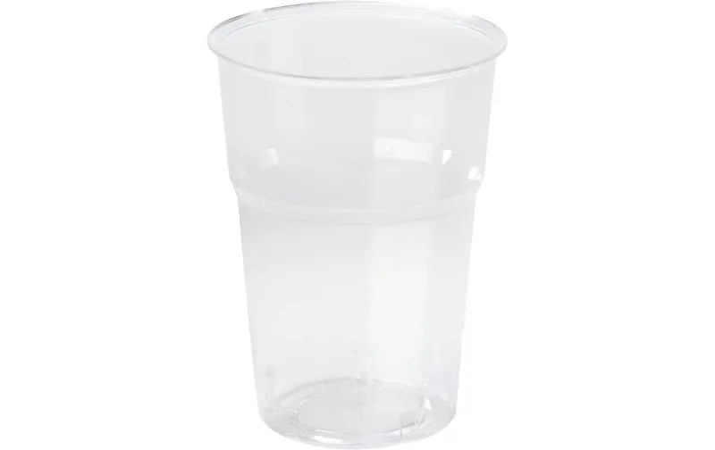 Duni Einwegbecher 390 ml PLA Füllstrich 50 pezzi