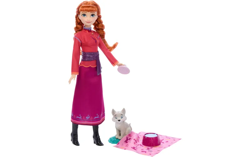 Disney Frozen Puppe Anna and Baby Fox