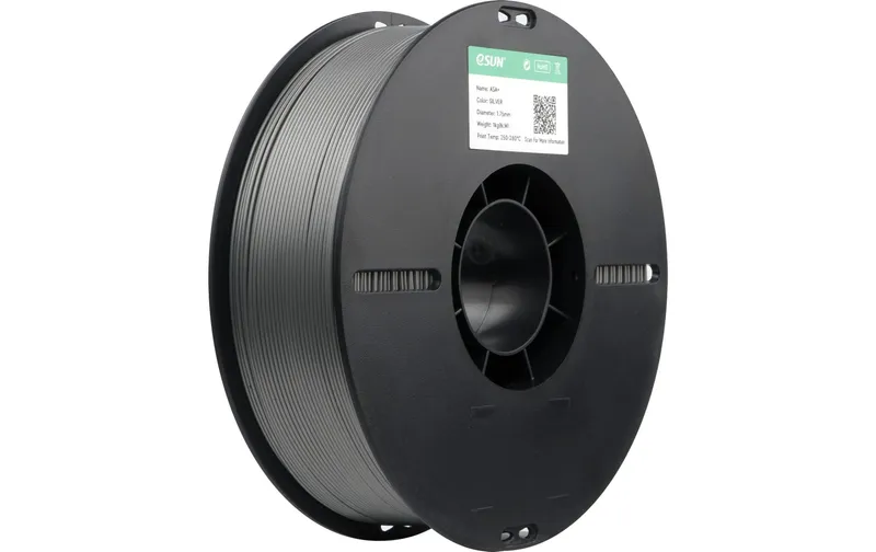 eSun Filament ASA+, Silber 1.75 mm 1 kg