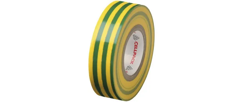 Cellpack AG Isolierband 10 m x 15 mm, giallo/verde