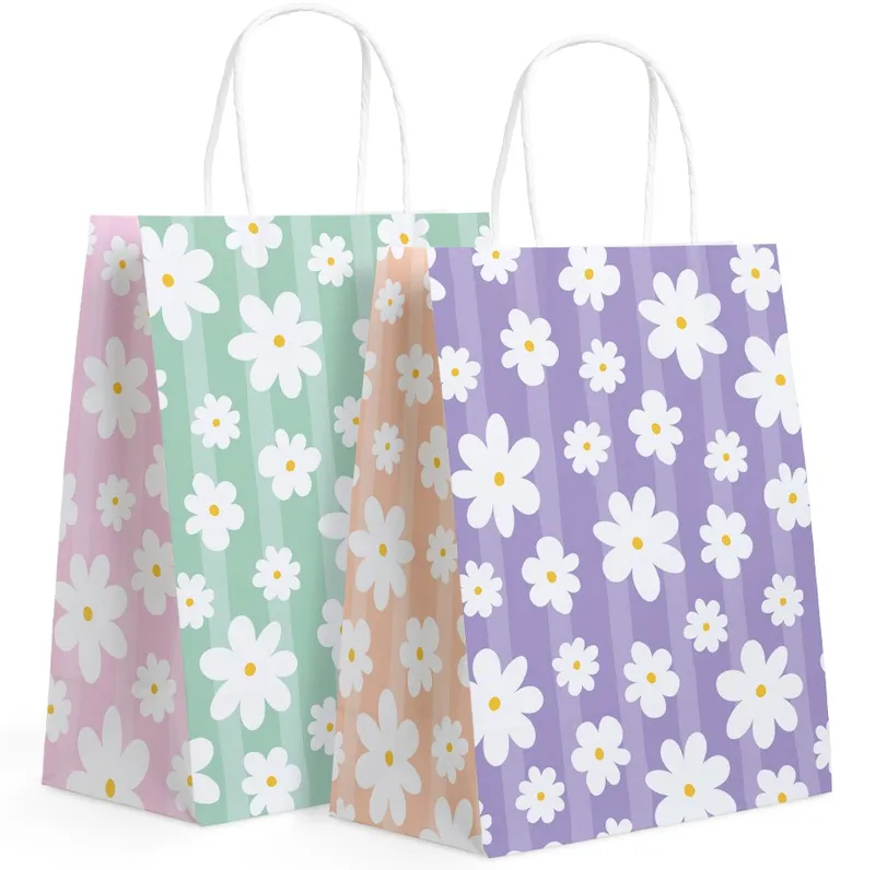 Geschenktaschen Gänseblümchen