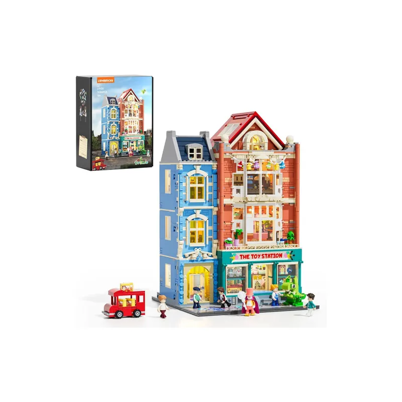 Negozio di giocattoli Lumibricks con illuminazione LED