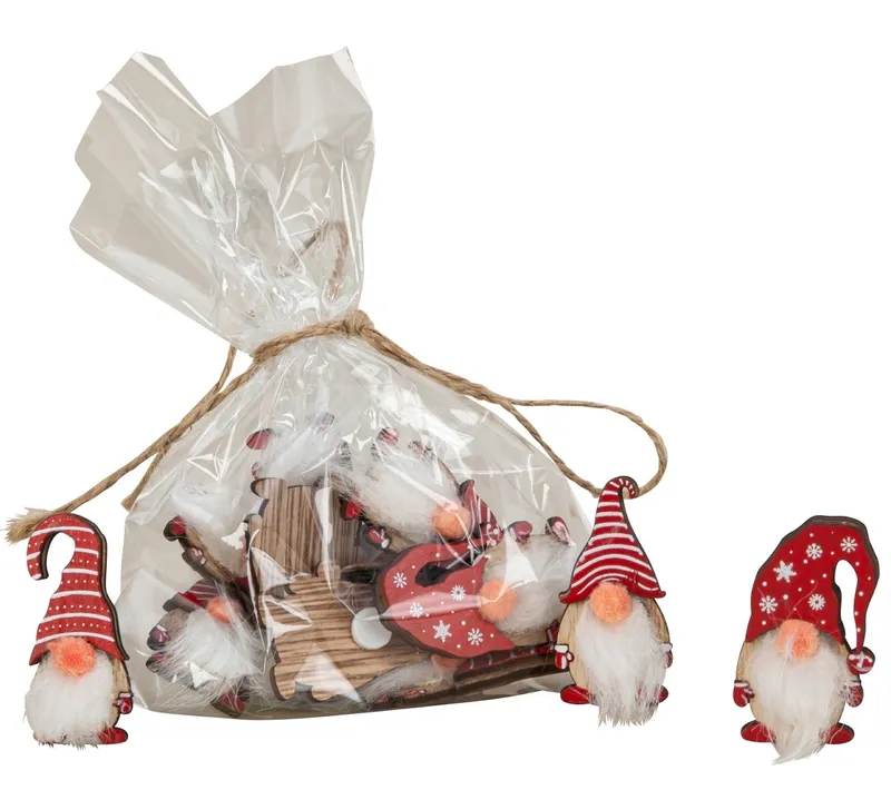 Lutin en bois 12 pcs. 4.5 cm