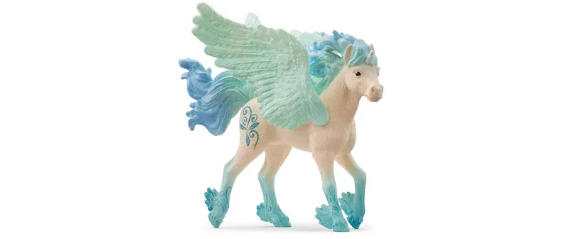 Schleich Spielzeugfigur bayala Stormy Einhorn Fohlen