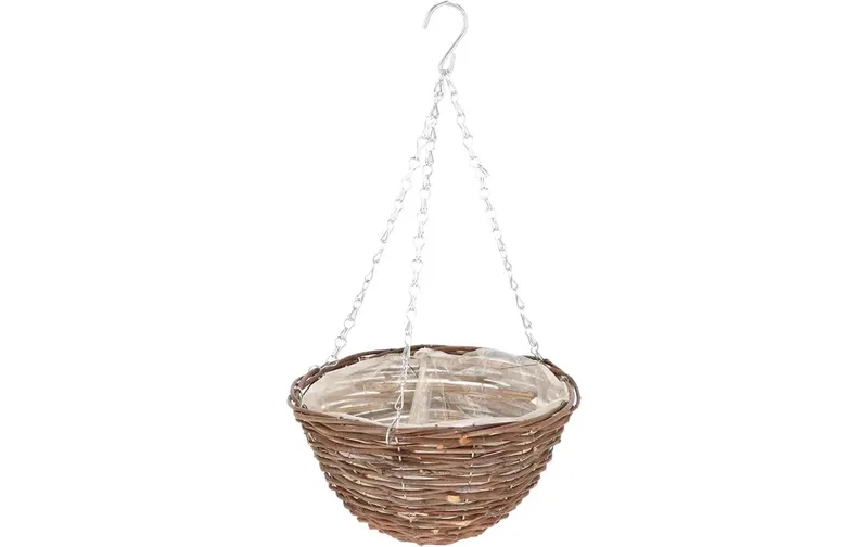 Esschert Design Blumenampel Weidengeflecht 25 cm