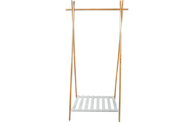 MSV Garderobenständer Mia 64 x 44 x 160.5 cm, naturale/white