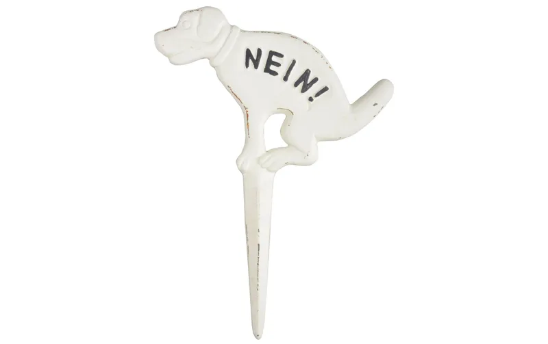 Esschert Design Gartenstecker Hundeklo "Nein!" 31.5 cm