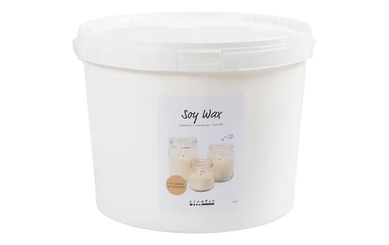Creativ Company Wachs Soja Flocken, 5 kg