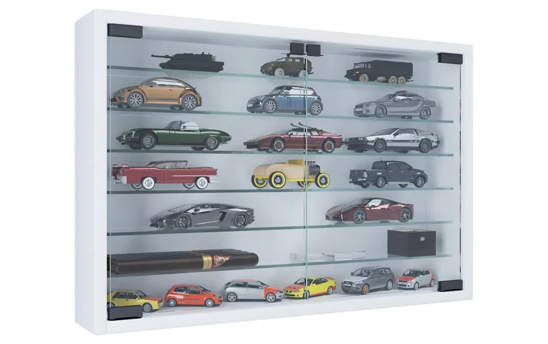 VCM Vitrine Mandosa XL 60 x 40 cm, Weiss